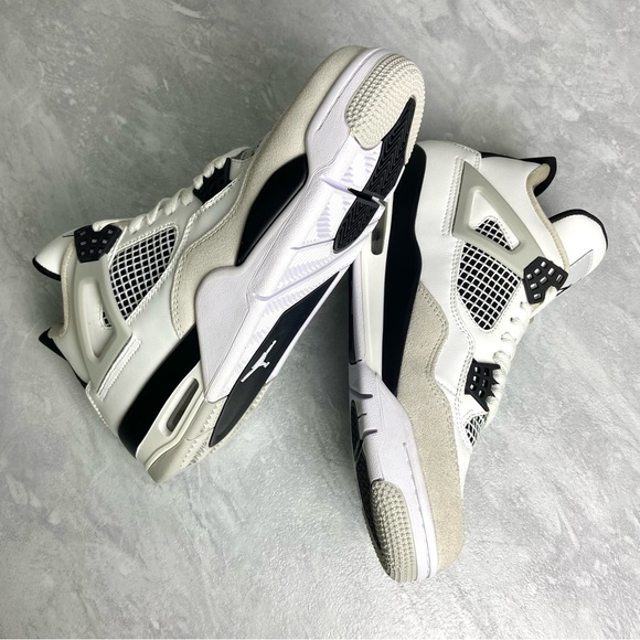 Jordan Other - Jordan 4 Military Black-Men’s White and Black Sneakers